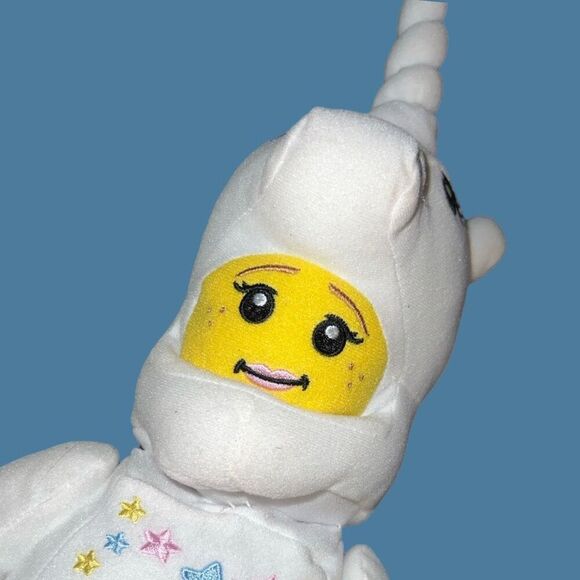 Manhattan Toy Lego Minifigure Unicorn Girl Plush Character 17” - Picture 4 of 4
